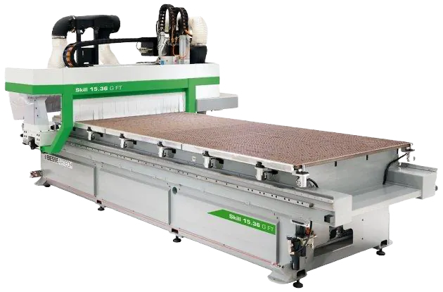 Biesse flat-table CNC router shown from the front