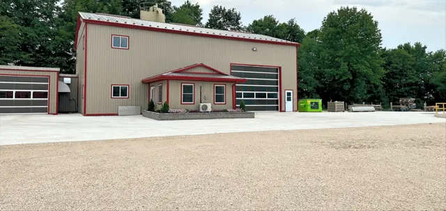 Cedar Hedge Millworks building and driveway in Flesherton Ontario