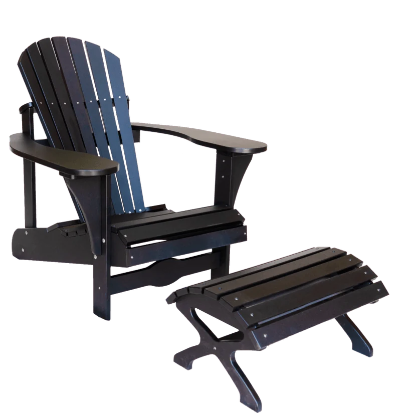 RVO Classic Muskoka chair with matching footstool